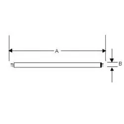 LEDVANCE FO28/850/XP/SS/ECO3/22184 Sylvania 28W T8 Fluorescent Lamp
