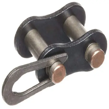 HKK Chain HKKRC041SCL1 Spring Connecting Link, ANSI 41, Single Strand, Riveted, Carbon Steel, 1/2 in Pitch x 5/16 in Roller Dia x 1/4 in Roller W