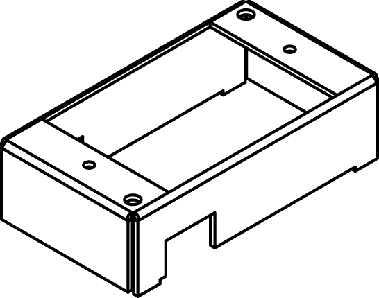 Legrand 1BHA Wiremold Evolution 6AT-Series Bottom Housing Assembly