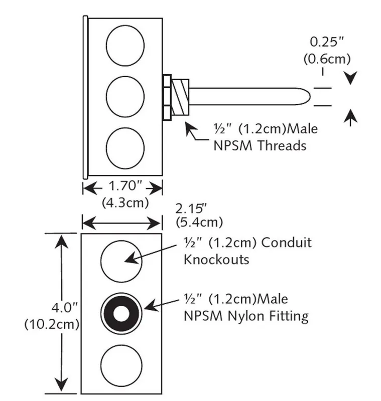 Schneider Electric ETI800-2-4X Temperature Sensor 2 in Immersion