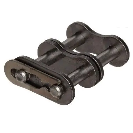 HKK Chain RC050SCL2 HKK RC050SCL1 Spring Roller Offset/Connecting Link ANSI 50 Double Strand Riveted Carbon Steel