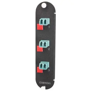 Corning CCH-CP06-E4 Closet Connector Housing with LC Adapters Multimode (OM3/4) 3 LC Duplex Adapters
