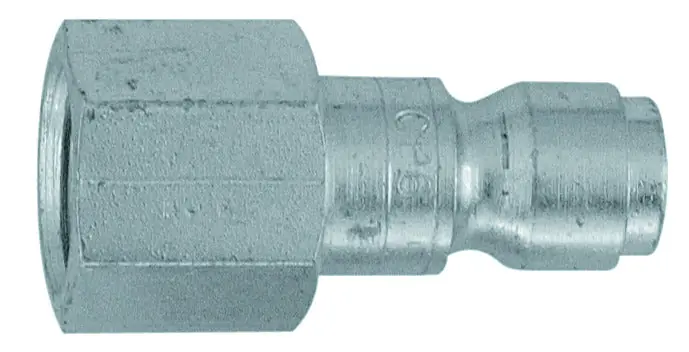 Amflo 115304M 3/8 X 3/8 FNPT Zinc-Plated Steel Automotive Plug 4 Pack