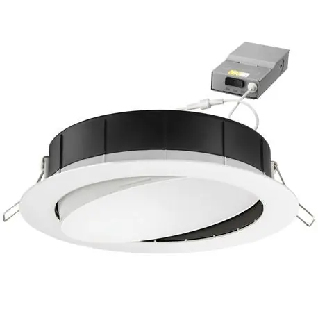 Lithonia Lighting WF4ADJLED27K30K35K90CRIMWM6 Wafer LED 9.7 W Adjustable Housing-Free Gimbal