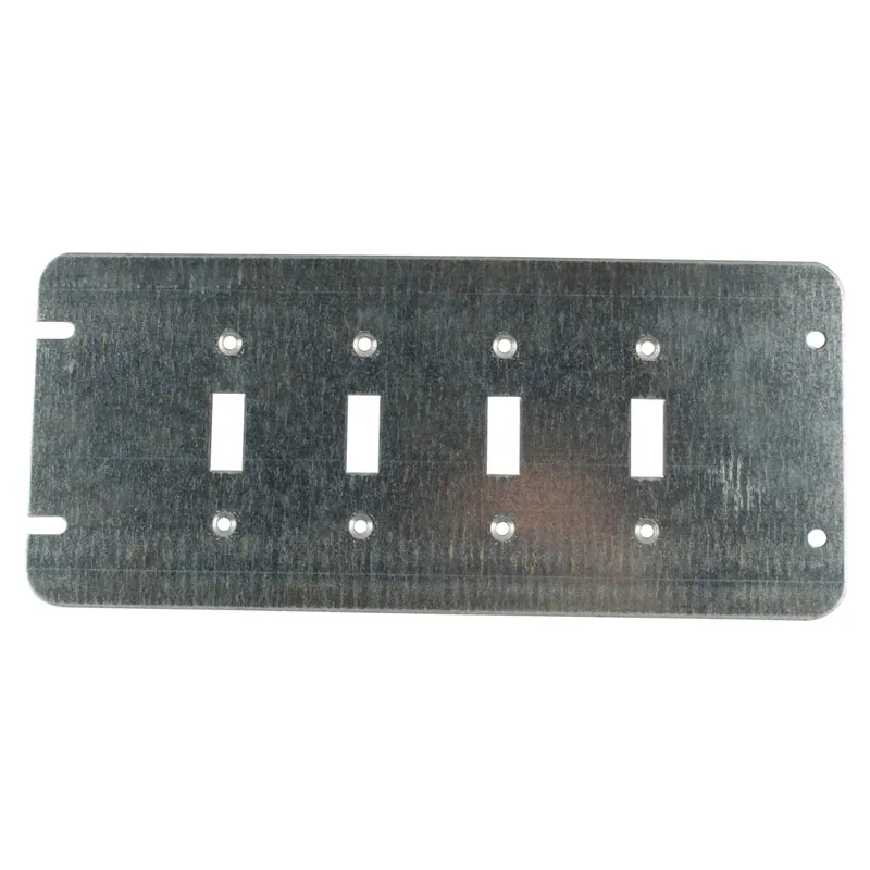 ABB 4GCS 4-GCS T&B 4 GANG COVER TOGGLE SWITCHES