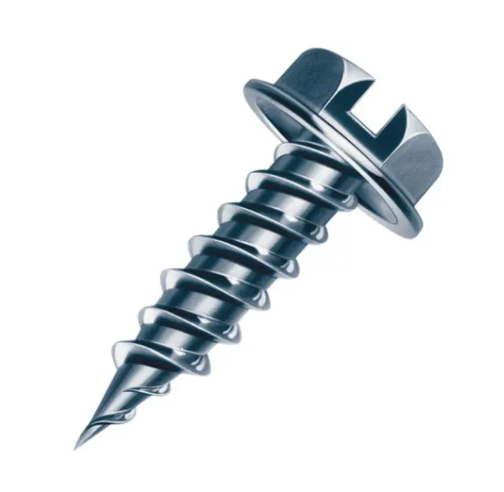 Grabber 712 #7X1/2 HWH Fine Thread Sharp ZP Sheet Metal Screw Sold/EA
