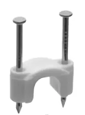 Sturgeon Bay RA-1620 .406IN Diameter 2 Nail Plastic NM Cable Strap, 10/3, 12/4, White