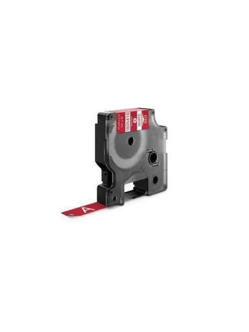Sanford D1805416 Rhino 1/2 Inch X 18 Foot 12mm Red Vinyl Label