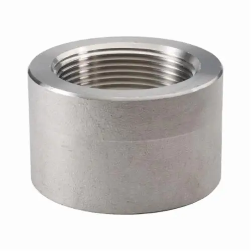 Merit Brass 3611HD-06 Half Coupling, 3/8 in Nominal, FNPT End Style, 3000 lb, 316/316L Stainless Steel