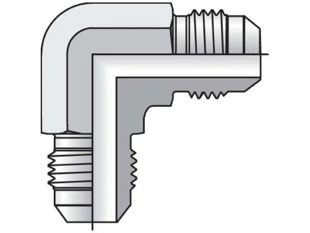 Parker 4ETX-B Triple-Lok 37° 90° Elbow ETX
