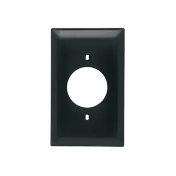Legrand TP720BK Pass & Seymour 1Gang Wall Plate 1.5938 Power Outlet Receptacle Replacement MPN