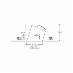 Acuity Brands IC926 Juno Standard Sloped Housing Ceiling