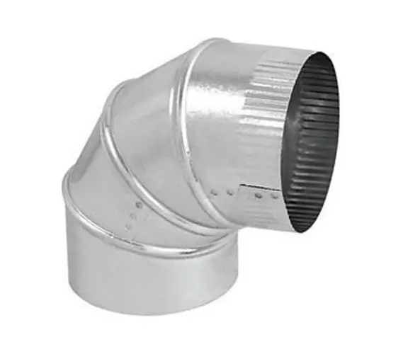 CLIFCO SHEET METAL MFG 3-086 8 Galv Elbow 26 Gauge