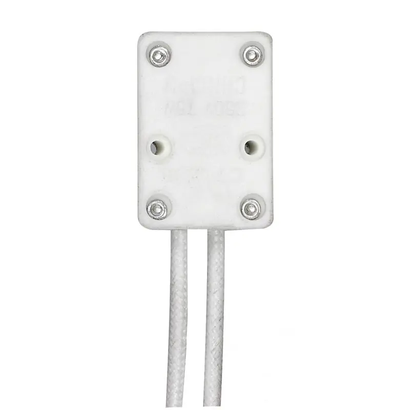 Satco 90-475 75 Watt, Porcelain Halogen Socket, MR16, GX5.3 Base, 250 Volt