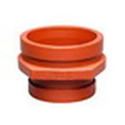 Victaulic FB31050P0C No. 50 1-1/2 x 1-1/4 x 2-1/2 in. Grooved 1000 psi Orange Enamel and Painted Ductile Iron Concentric Reducer