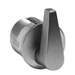 KABA ILCO CORP ADA7161TK2-26D Mortise Lock Cylinder, Turn Knob, Adams Rite Cam, 1.15 Diameter x 1 Length, Satin Chrome