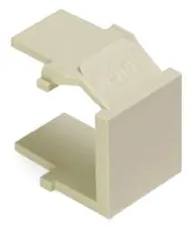 Leviton 41084-0BI Blank QuickPort Module (10-Pack) Replacement MPN