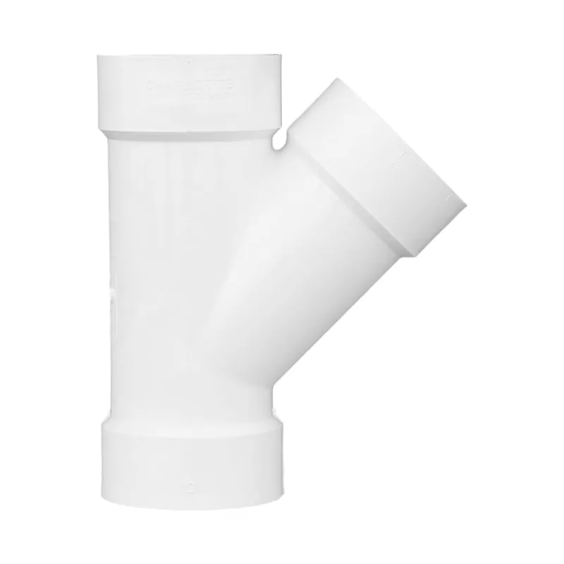 Charlotte Pipe 03609 3 WYE - Hub x Hub x Hub - PVC DWV