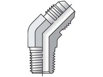 Parker 8-8VTX-B Triple-Lok 37° 45° Elbow VTX