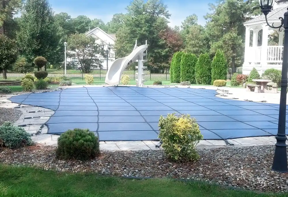 GLI 20-2040RE-CES48-SAP-BLU GLI 12-Year Secur-A-Pool Mesh Safety Cover