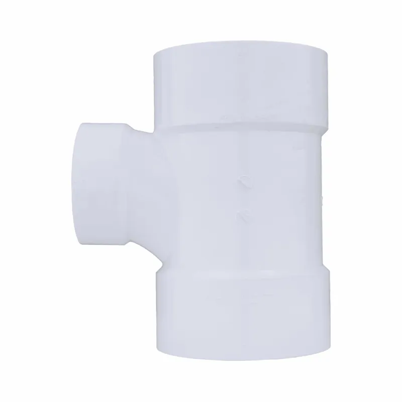 Charlotte Pipe 03477 6x6x4 Sanitary Tee - Hub x Hub x Hub - PVC DWV