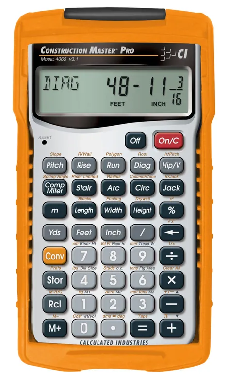 Calculated Industries 4065C Construction Master Pro Calculator