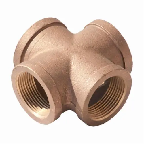 Merit Brass X110-06 Pipe Cross 3/8 In Nominal FNPT End Style 125 lb