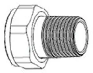 Schneider Electric 9112110010 Male NPT End Connection for VP228E-10BQLNT and VP228E-10BQL