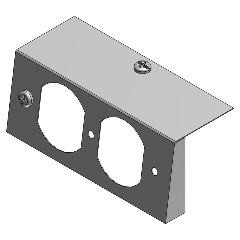ABB 664SRP Device Plate Galvanized Steel 10-1/4 Inches x 4-11/16 Inches x 2-7/8 Inches