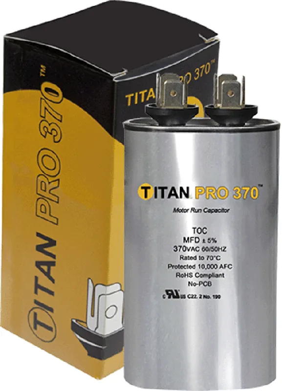 Diversitech TOC3 Run Capacitor, 3 mfd 370V Single Oval Titan Pro