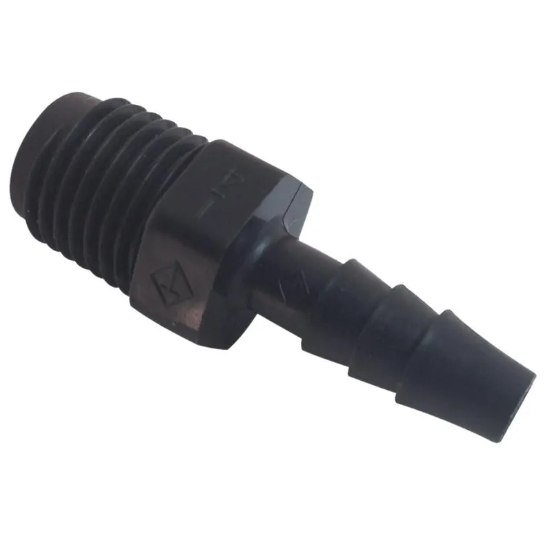 Parker P2UCB2 Barbed Fitting, 1/8 in, Barb, Plastic, Domestic