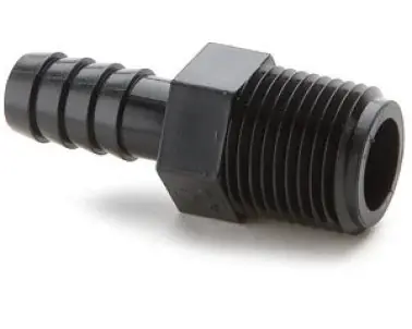 Parker P4MCB6 Male Connector 1/4 inch Polyethylene Domestic