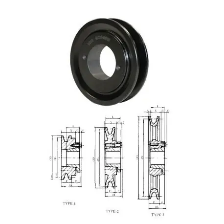 IDC Select BK030H H Bushing Sheave Power Transmission Belts, Sheaves & Pulleys