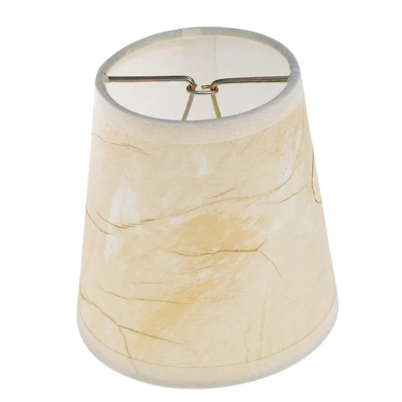 SATCO 90/1275 Clip-On Lamp Shade 3 in OD 4 in Bottom 4 in Side 90-1275