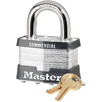 Master Lock 5KAA2001 2 Laminated Steel Pin Tumbler Padlock