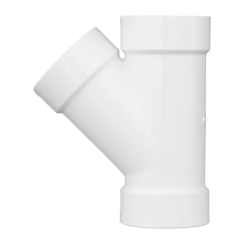 Charlotte Pipe 03610 4 WYE - Hub x Hub x Hub - PVC DWV