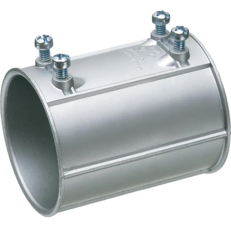 Arlington 816 Concretetight Set Screw Coupling, 2-1/2 in, For Use With Steel/Aluminum EMT/IMC/Rigid Conduit