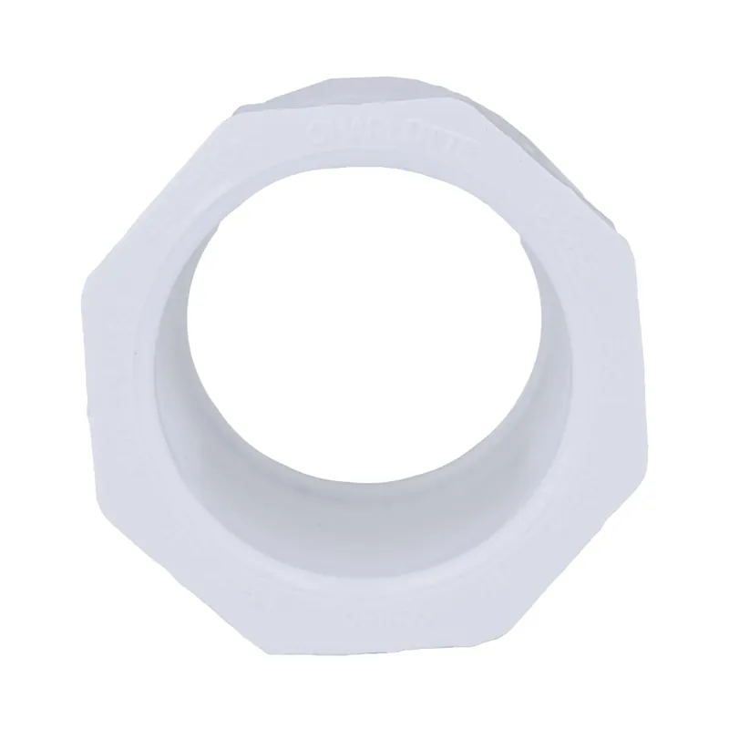 Charlotte Pipe PVC-02107-1000 1-1/4 x 1 - SCH40 PVC Bushing - Slip x Slip