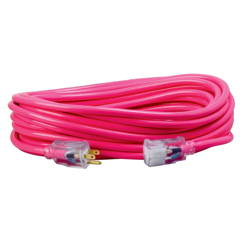 Southwire 2578SW000A The 5-Feet 12/3- Neon All Purpose Extension Cord with lighted ends