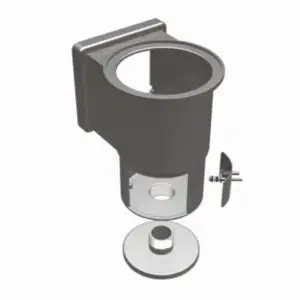 BURNDY BWB680AG Pool Water Bonding Kit, Above Ground; 3/16 Stud, includes: 1 bonding plate (stainless steel), 1 connector, 1 rubber sealing washer, 2 flat washers, 2 lock washers