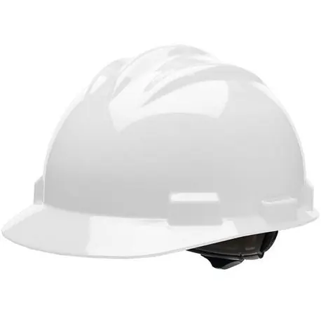 Bullard 164808131 Standard Cap Style Hard Hat, 4 Point Ratchet Suspension, White