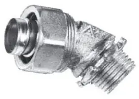 Appleton ST-45125 ST45125 APN Liquid Tight Oiltight Raintight Conduit Connector 1-1/4 IN 45 DEG