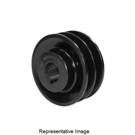 IDC Select 2BK065H Multiple Groove Sheave H Type Bushing 2 Grooves Suitable For Use With 3L 4L 5L A & B Belts