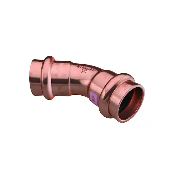 MaxiPro MPA50410030001 3/8 ACR Press Fitting - Elbow - 45°