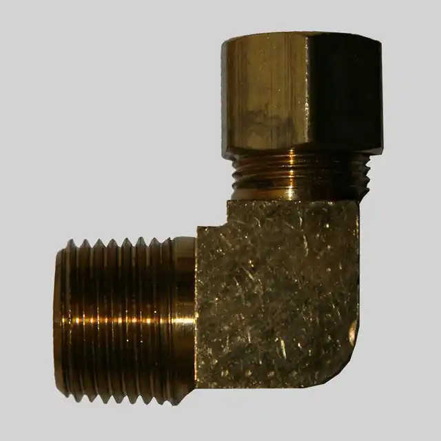 Schneider Electric C-539 3/8 Compression x 3/8 MPT 90 Degree ELL