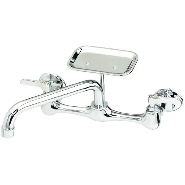 B&K 123-009NL Wall Mount Faucet Spout, 8 in, 1.8 gpm Flow Rate, 60 psi Pressure Rating