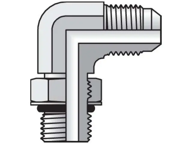 Parker 6-8C5OX-S Triple-Lok 37° 90° Elbow C5OX
