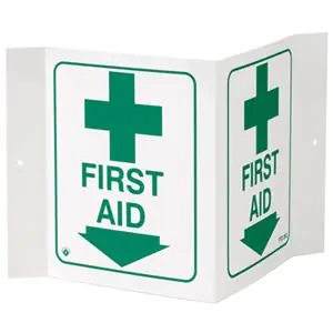First Aid Signs 03VLFA First Aid 3-D Sign