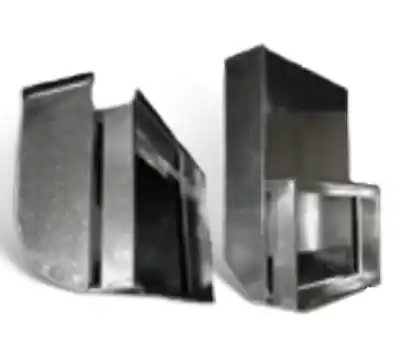 Lukjan CA1224082416 CA12 Series Cold Air Return Boot 24 x 8 - 24 x 16