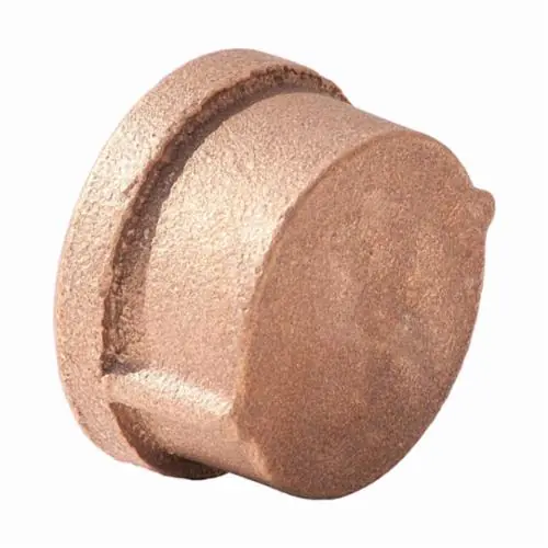 Merit Brass NL116-64 Pipe Cap, 4 in Nominal, Thread End Style, 125 lb